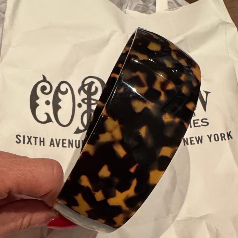 Tortoise Shell Headband Bigelow sold out as worn by Carolyn Bessette Kennedy